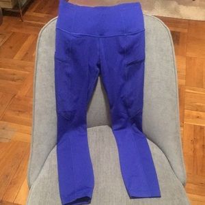 Lululemon Fast and Free high rise crop leggings, size 2